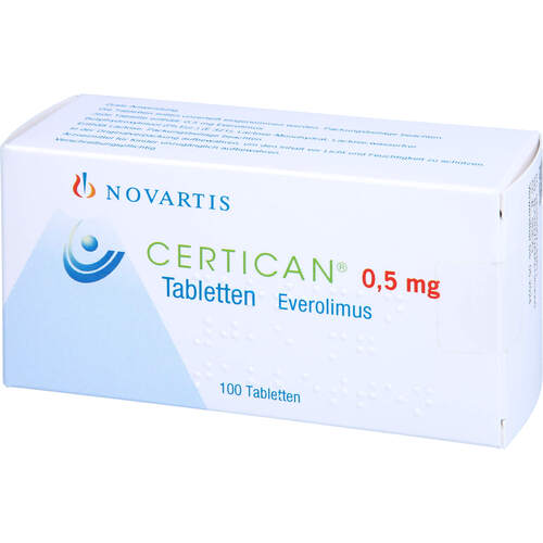 Certican 0.5mg Tabletten, 100 Stk., Orifarm GmbH