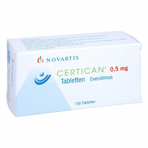 Certican 0.5mg Tabletten, 100 Stk., Orifarm GmbH