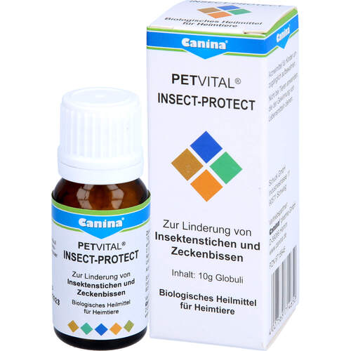 PETVITAL Insect Protect Globuli vet., 10 g, Canina pharma GmbH