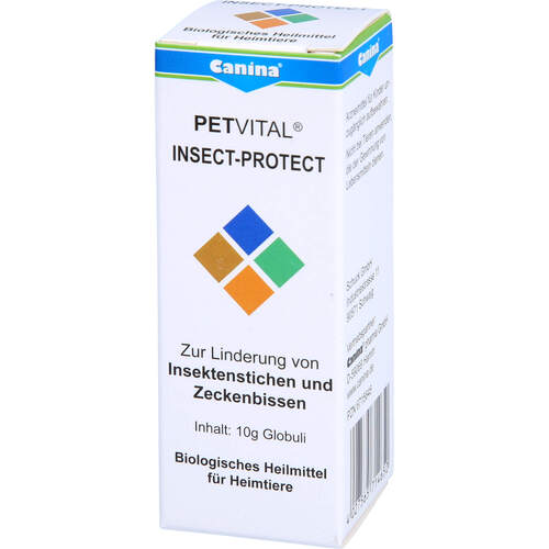 PETVITAL Insect Protect Globuli vet., 10 g, Canina pharma GmbH