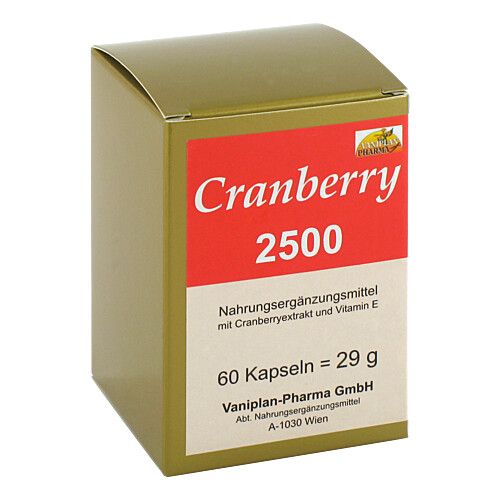 CRANBERRY 2500 Kapseln, 60 Stk., Vaniplan Pharma GmbH
