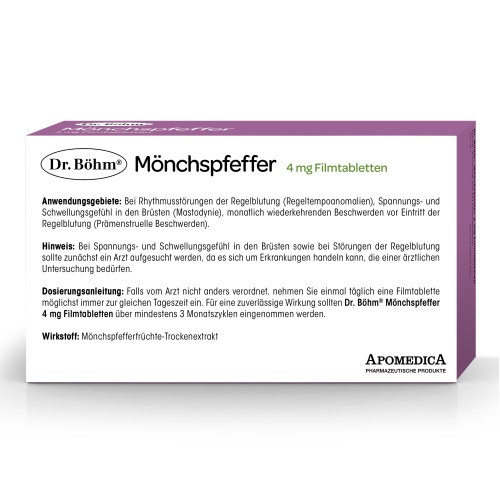 Dr. B&ouml;hm M&ouml;nchspfeffer 4mg, 60 Stk., Apomedica Pharmazeutische Produkte GmbH