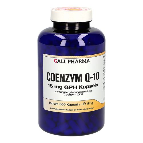 Coenzym Q-10 15mg GPH Kapseln, 360 Stk., Hecht-Pharma GmbH