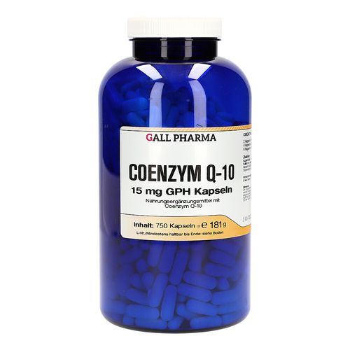 Coenzym Q-10 15mg GPH Kapseln, 750 Stk., Hecht-Pharma GmbH