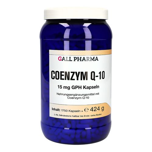 Coenzym Q-10 15mg GPH Kapseln, 1750 Stk., Hecht-Pharma GmbH