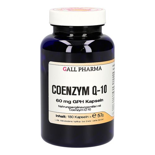 Coenzym Q-10 60mg GPH Kapseln, 180 Stk., Hecht-Pharma GmbH