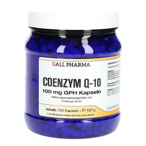 Coenzym Q-10 100mg GPH Kapseln, 750 Stk., Hecht-Pharma GmbH