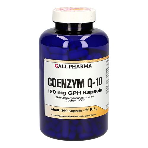 Coenzym Q-10 120mg GPH Kapseln, 360 Stk., Hecht-Pharma GmbH Coenzym Q-10 120mg GPH Kapseln, 360 Stk., Hecht-Pharma GmbH