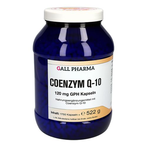 Coenzym Q-10 120mg GPH Kapseln, 1750 Stk., Hecht-Pharma GmbH Coenzym Q-10 120mg GPH Kapseln, 1750 Stk., Hecht-Pharma GmbH