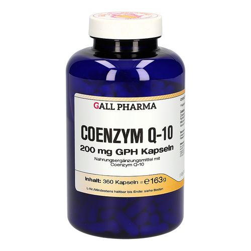 Coenzym Q-10 200mg GPH Kapseln, 360 Stk., Hecht-Pharma GmbH
