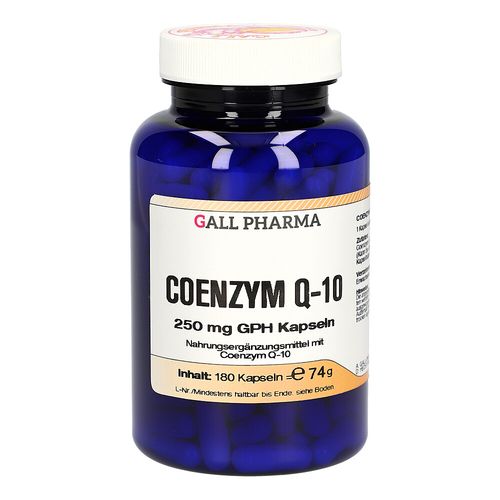 Coenzym Q-10 250mg GPH Kapseln, 180 Stk., Hecht-Pharma GmbH