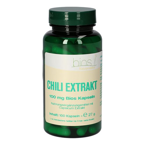 Chili Extrakt 100 mg Bios Kapseln, 100 Stk., Bios Medical Services