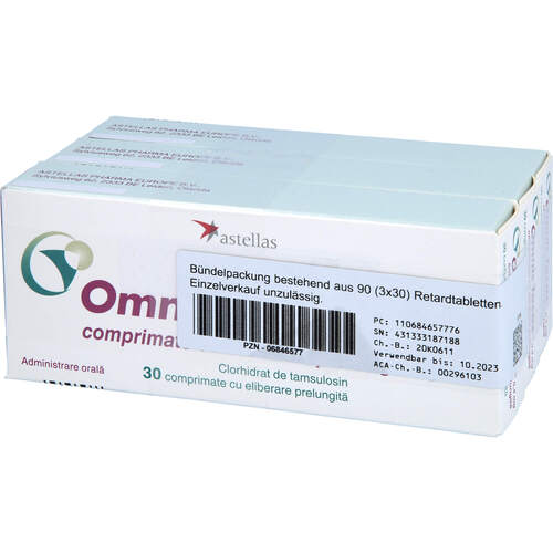 OMNIC Ocas 0.4 mg Retardtabl., 90 Stk., Aca Müller/Adag Pharma AG