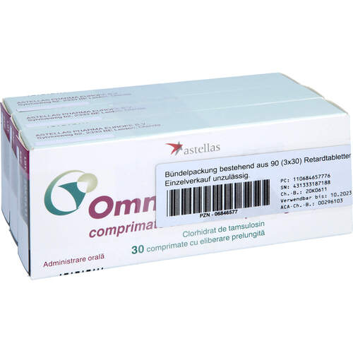 OMNIC Ocas 0.4 mg Retardtabl., 90 Stk., Aca Müller/Adag Pharma AG