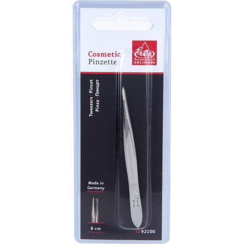 Erbe-Pinzette spitz 8cm Blister, 1 Stk., Becker Manicure GmbH & Co. KG