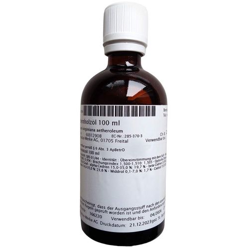 ZEDERNHOLZ &Ouml;l, 100 ml, Bombastus-Werke AG