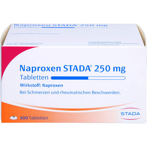 Naproxen STADA 250mg Tabletten, 100 Stk., STADAPHARM GmbH