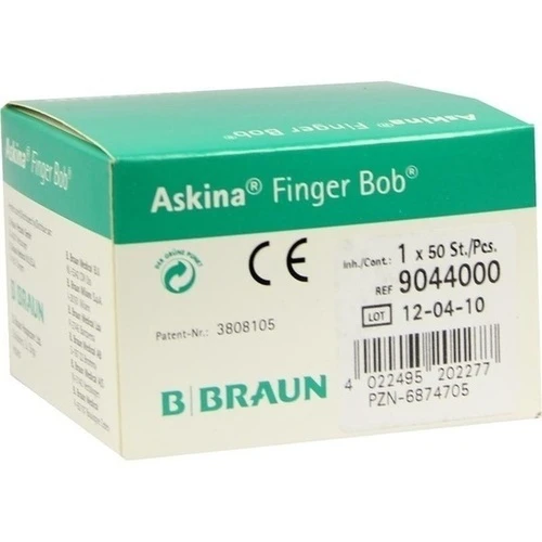 ASKINA FINGER BOB WEISS, 50 Stk., B. Braun Melsungen AG