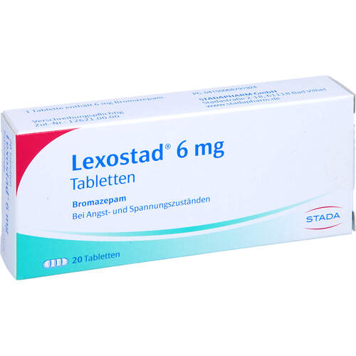 Lexostad 6mg Tabletten, 20 Stk., STADAPHARM GmbH
