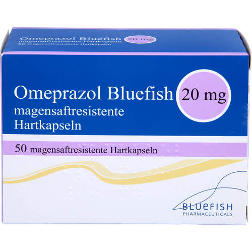 Omeprazol Bluefish 20mg, 50 Stk., Bluefish Pharma GmbH