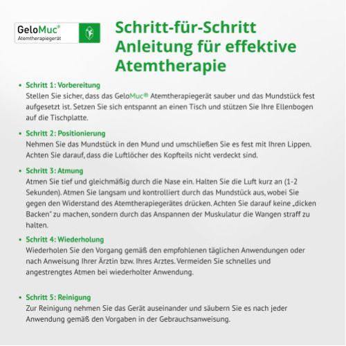 GeloMuc Atemtherapieger&auml;t, 1 Stk., G. Pohl-Boskamp GmbH & Co. KG