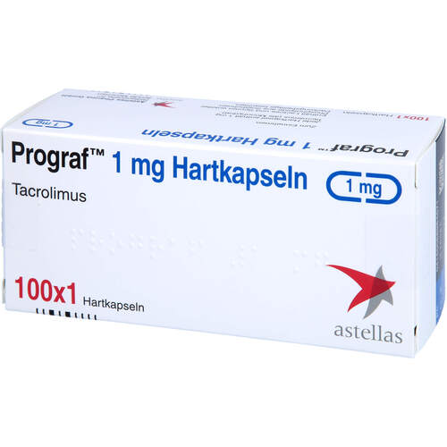 PROGRAF 1MG, 100 ST, Astellas Pharma GmbH