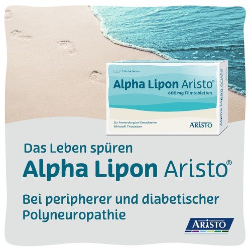 Alpha Lipon Aristo 600mg Filmtabletten, 60 Stk., Aristo Pharma GmbH