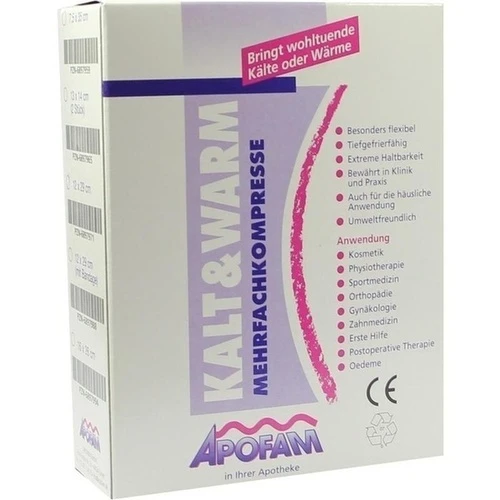 Apofam Kalt/Warm Kompresse 12X28cm, 1 Stk., Apofam GmbH