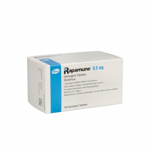 Rapamune 0.5mg überzogene Tabletten, 100 ST, Pfizer Pharma GmbH