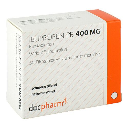 IBUPROFEN PB 400 mg Filmtabletten (50 ST) Preisvergleich