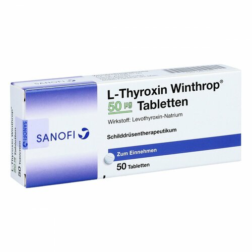 L-Thyroxin Winthrop 50ug, 50 Stk., Sanofi-Aventis Deutschland GmbH