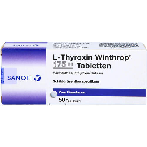 L-Thyroxin Winthrop 175ug, 50 Stk., Sanofi-Aventis Deutschland GmbH