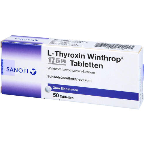 L-Thyroxin Winthrop 175ug, 50 Stk., Sanofi-Aventis Deutschland GmbH