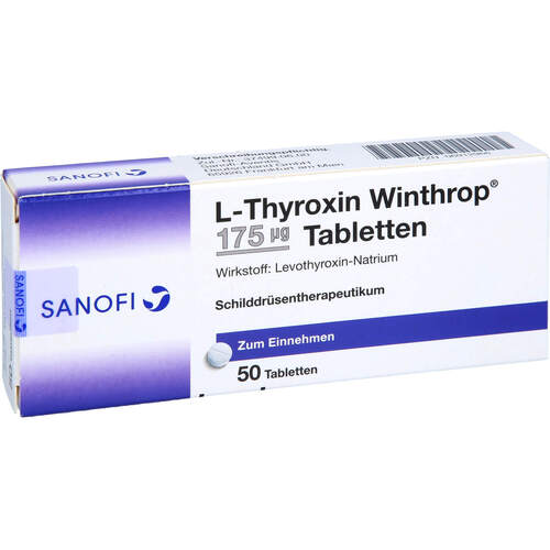 L-Thyroxin Winthrop 175ug, 50 Stk., Sanofi-Aventis Deutschland GmbH