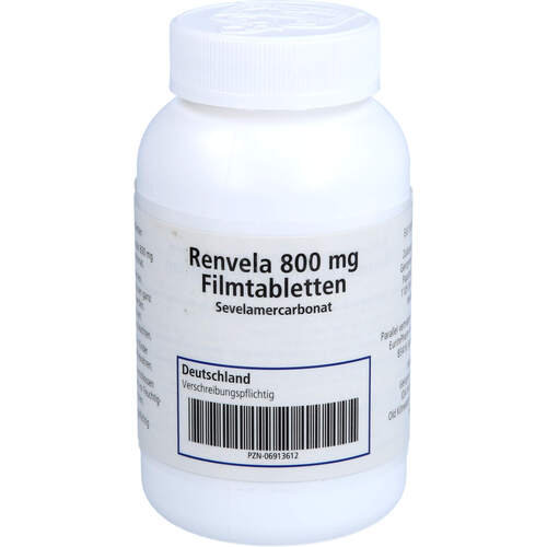 Renvela 800mg Filmtabletten, 180 Stk., Eurimpharm Arzneimittel GmbH