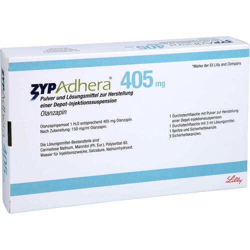 ZYPADHERA 405mg Plv.+Lsg.z.Her.e.Depot Inj.Susp., 1 P, Emra-Med Arzneimittel GmbH