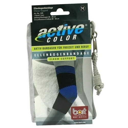 BORT ActiveColor Ellenbogenbandage schwarz medium, 1 Stk., Bort GmbH