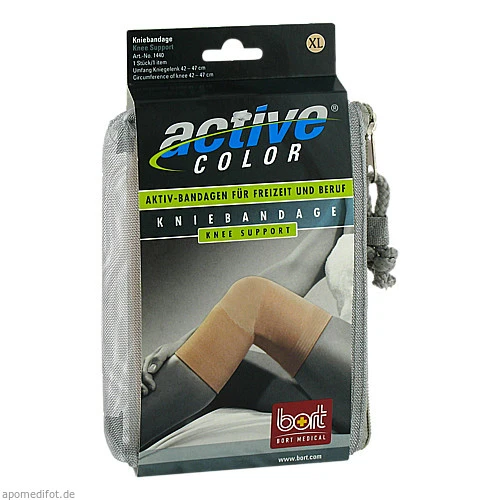 BORT ActiveColor Kniebandage haut x-large, 1 Stk., Bort GmbH