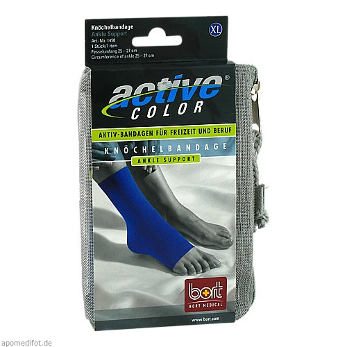 BORT ActiveColor Knoechelbandage blau x-large, 1 Stk., Bort GmbH