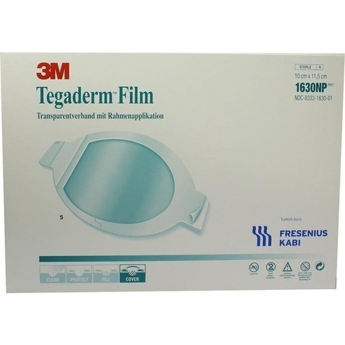 TEGADERM FILM 10.0x11.5 oval, 5 Stk., Fresenius Kabi Deutschland GmbH