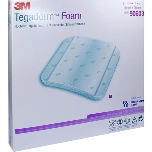 Tegaderm Foam FK 20x20cm, 5 Stk., Fresenius Kabi Deutschland GmbH