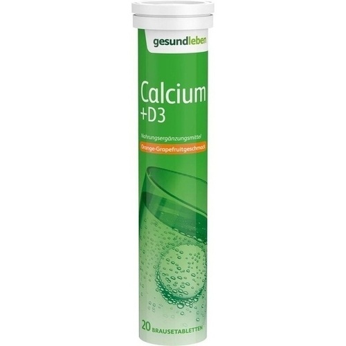 GESUND LEBEN Calcium 400 mg+D3 Br.Tabl.Röhrch., 20 Stk., GEHE Pharma Handel GmbH
