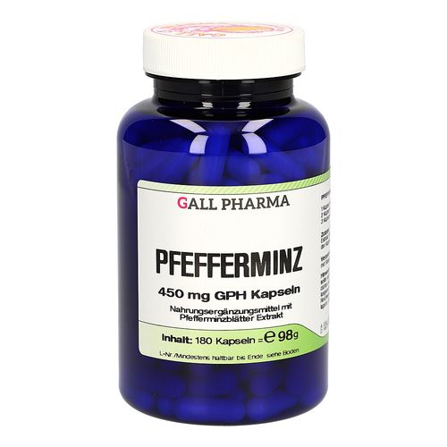 Pfefferminz 450mg GPH Kapseln, 180 Stk., Hecht-Pharma GmbH