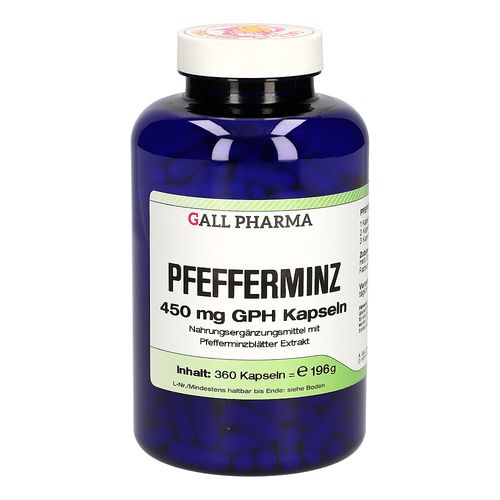 Pfefferminz 450mg GPH Kapseln, 360 Stk., Hecht-Pharma GmbH