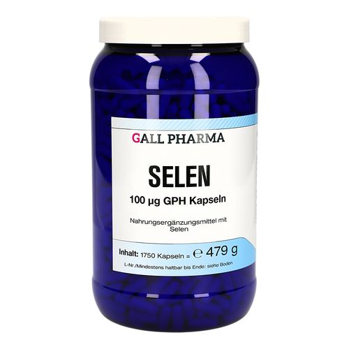 Selen 100ug GPH Kapseln, 1750 Stk., Hecht-Pharma GmbH