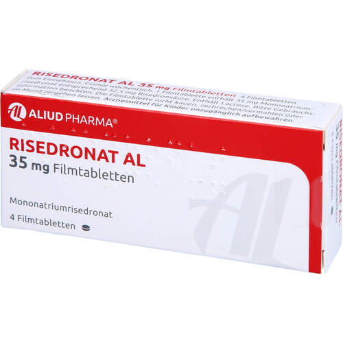 Risedronat AL 35mg Filmtabletten, 4 Stk., Aliud Pharma GmbH