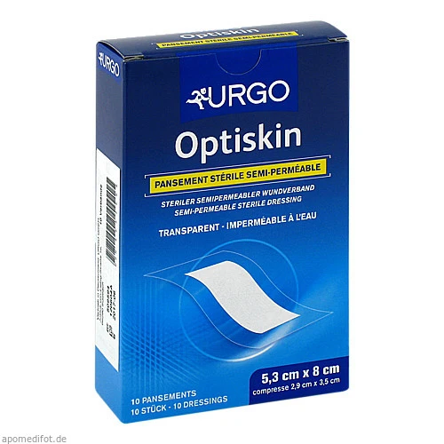 OPTISKIN Pflaster 53x80 mm, 10 Stk., Urgo GmbH