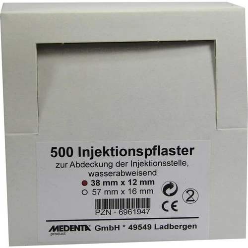 INJEKTIONSPFLASTER 38X12MM, 500 Stk., Medenta GmbH