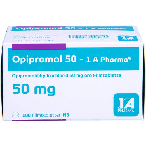 Opipramol - 1 A Pharma 50mg Filmtabletten, 100 Stk., 1 A Pharma GmbH