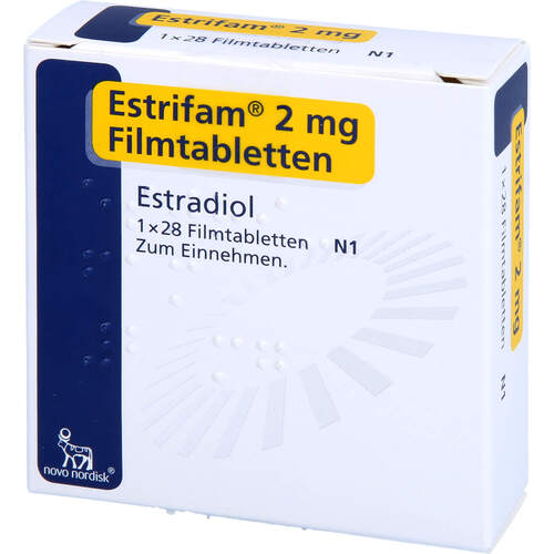 Estrifam 2mg Filmtabletten, 28 ST, Novo Nordisk Pharma GmbH